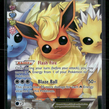 Flareon EX (Full Art) Generations: Radiant Collection #RC28/RC32