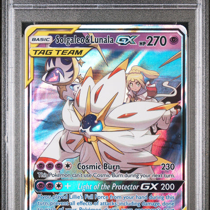 Solgaleo & Lunala Gx 2019 Sun & Moon Cosmic Eclipse #75 PSA 9
