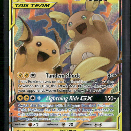 Raichu & Alolan Raichu GX SM - Unified Minds #54/236