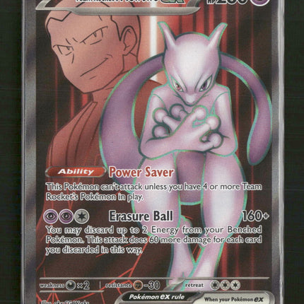 Team Rocket's Mewtwo ex SV10: Destined Rivals #213/182