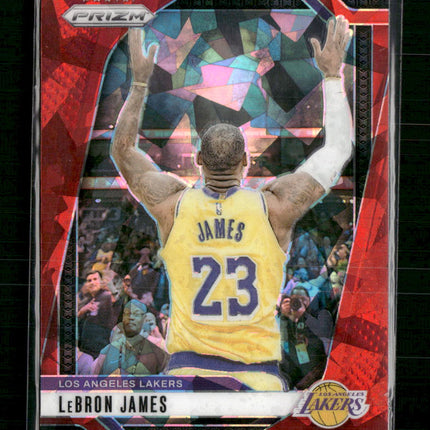 LeBron James 2024-25 Panini Prizm #130 Prizms Red Ice