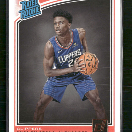 Shai Gilgeous-Alexander 2018-19 Donruss #162