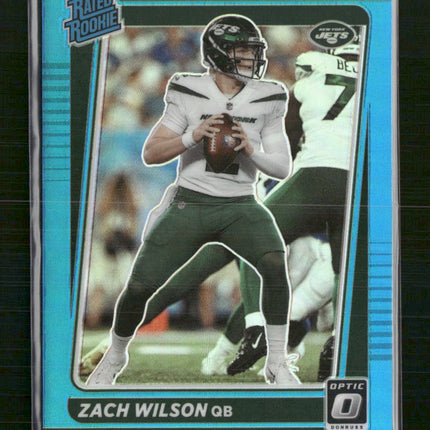 Zach Wilson 2021 Donruss Optic #202 Aqua #/299