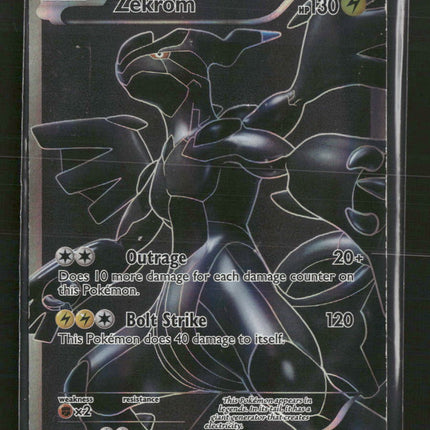 Black and White Zekrom (114 Full Art) #114/114