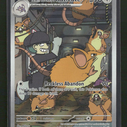 SV10: Destined Rivals Team Rocket's Raticate #202/182