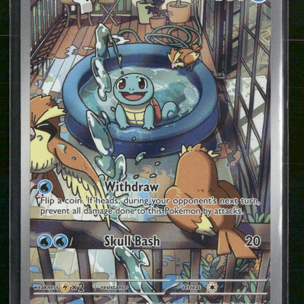 SV07: Stellar Crown Squirtle #148/142
