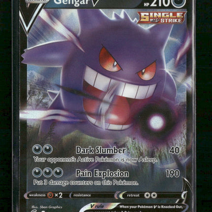 SWSH08: Fusion Strike Gengar V #156/264