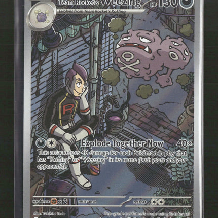 SV10: Destined Rivals Team Rocket's Weezing #199/182