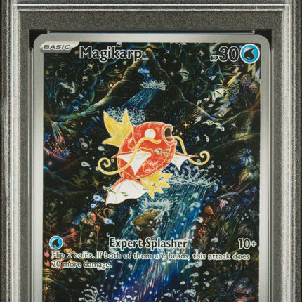 2023 Pokemon Pal En-Paldea Evolved Illustration Rare Magikarp 9 PSA #203