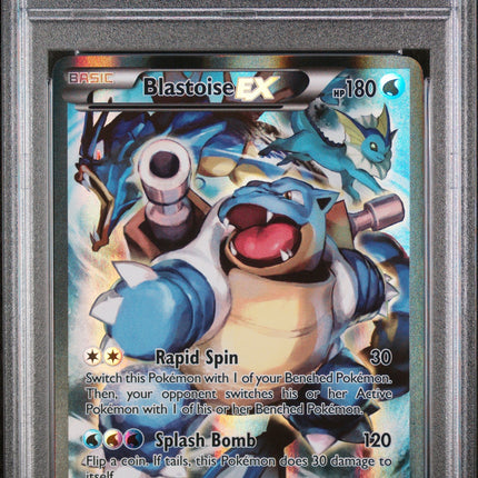 2016 Pokemon Xy Black Star Promo-Red & Blue Coll. Fa/Blastoise Ex 7 PSA #XY122