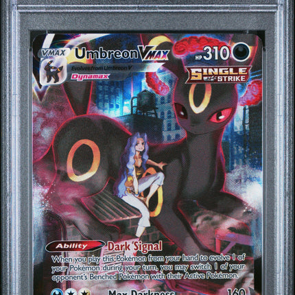 2022 Pokemon Sword & Shield Brilliant Stars Fa/Umbreon Vmax 10 PSA #TG23