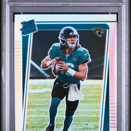 2021 Panini Donruss Optic Preview-Holo Trevor Lawrence 8 PSA #P251