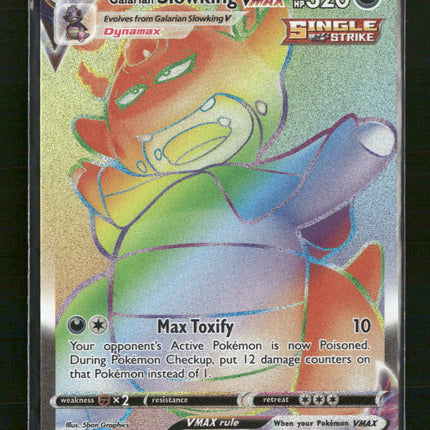SWSH06: Chilling Reign Galarian Slowking VMAX (Secret) #207/198