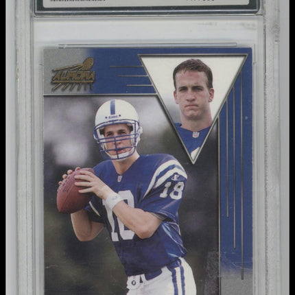 1998 Aurora Peyton Manning Rookie #71 Advanced #9
