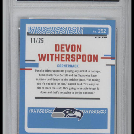 2023 Donruss Optic Devon Witherspoon Rookie DSG 10 #292