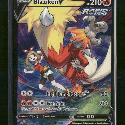 SWSH12: Silver Tempest Trainer Gallery Blaziken V #TG14/TG30