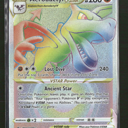 SWSH11: Lost Origin Aerodactyl VSTAR (Secret) #199/196