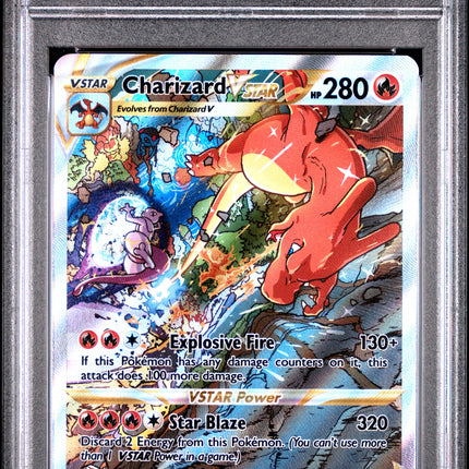2022 Swsh Black Star Promo Ultra-Premium Collect Fa/Charizard Vstar 9 PSA #262