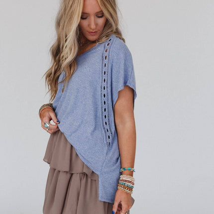 Camden Lace V Neck Top