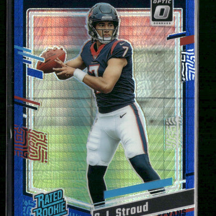 2023 Donruss Optic Blue Hyper C.J. Stroud Rookie #244