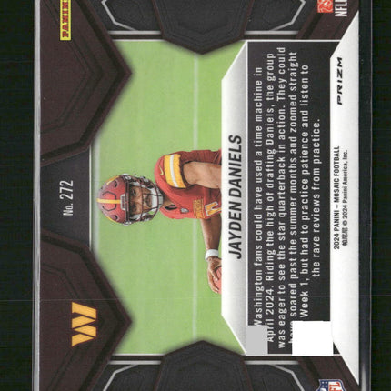 2024 Panini Mosaic Mosaic Camo Pink Jayden Daniels #272
