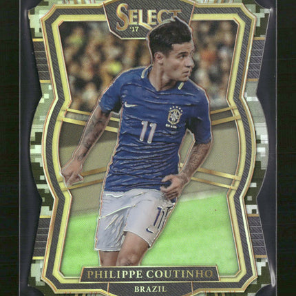 2017-18 Panini Select Camo Philippe Coutinho #/20 #137