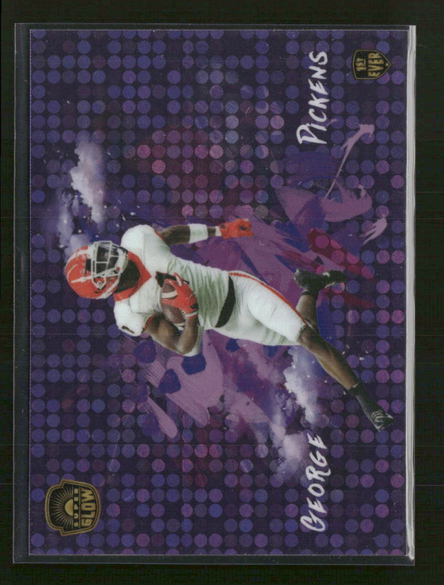 2021 Super Glow Sports Purple George Pickens #82 /1