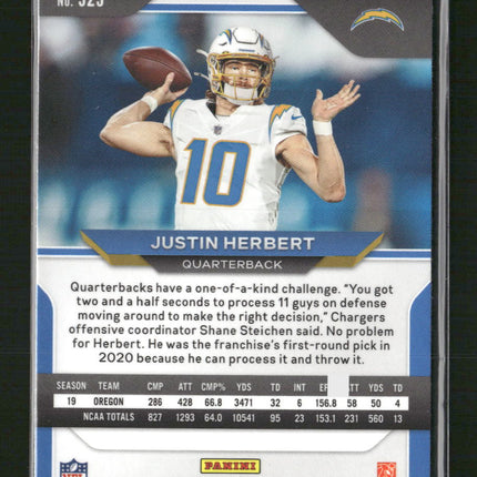 2020 Panini Prizm Prizm Disco Justin Herbert Rookie #325