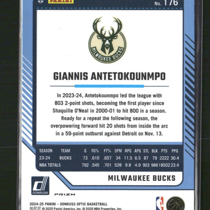 2024-25 Donruss Optic Jazz Giannis Antetokounmpo #176