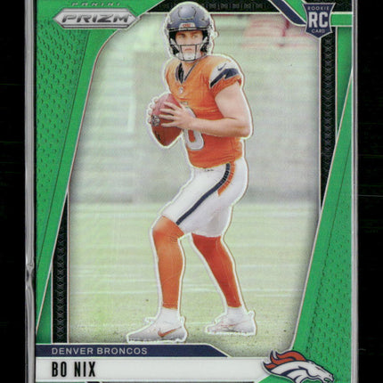2024 Panini Prizm Green Bo Nix Rookie #309