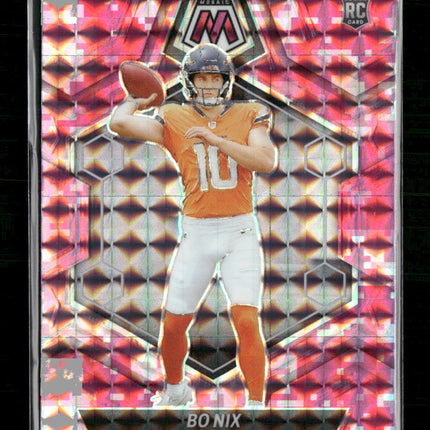 2024 Panini Mosaic Mosaic Camo Pink Bo Nix #312