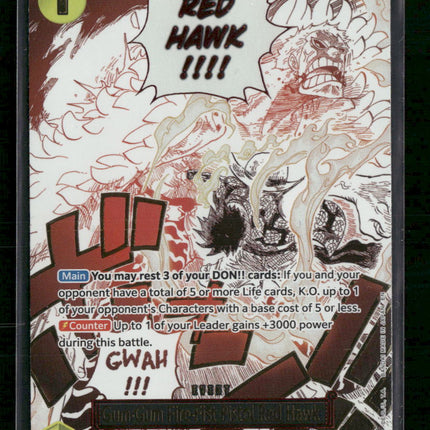 A Fist of Divine Speed Gum Fire-Fist Pistol Red Hawk (Alternate Art) #OP11-114