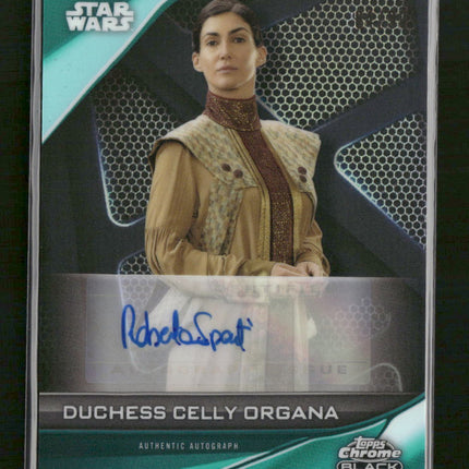 Topps Chrome Black Star Wars Duchess Celly Organa #A-SP Auto#/99
