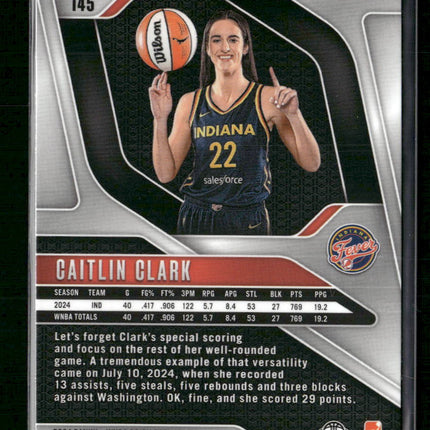 2024 Panini Prizm WNBA Caitlin Clark Rookie #145