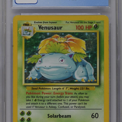1999 Base Set Venusaur 7.5 CGC #15/102