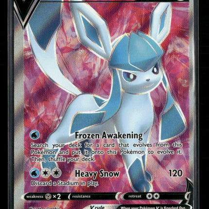 SWSH07: Evolving Skies Glaceon V (Full Art) #174/203