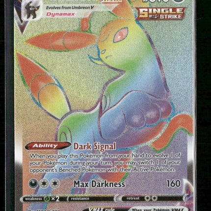 SWSH07: Evolving Skies Umbreon VMAX (Secret) #214/203