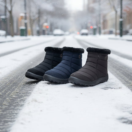 Women’s Thickened Cotton Snow Boots – Waterproof Warm Winter Boots