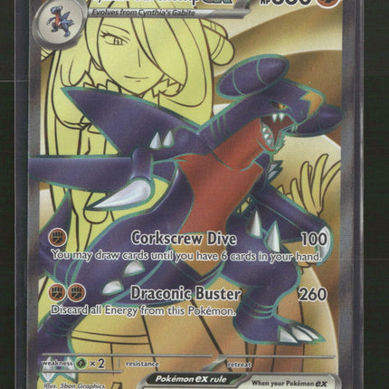 SV10: Destined Rivals Cynthia's Garchomp ex #215/182