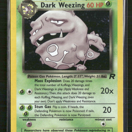 Team Rocket Dark Weezing (14) #14/82