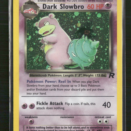 Team Rocket Dark Slowbro (12) #12/82