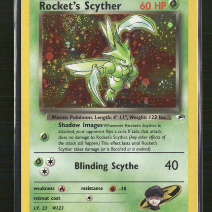 Gym Heroes Rocket's Scyther #013/132