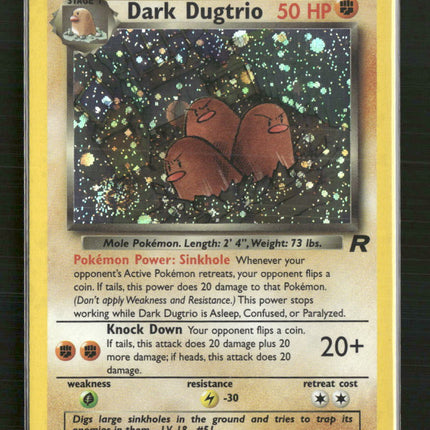 Team Rocket Dark Dugtrio (6) #06/82