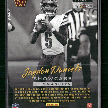 2024 Panini Encore Pinnacle Showcase Jayden Daniels #15