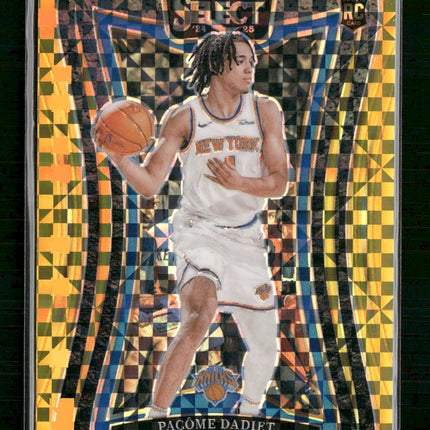 2024-25 Panini Select Gold Prizm Pacome Dadiet Rookie #/10 #375