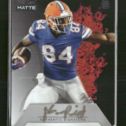 Kyle Pitts 2021 Wild Card Matte Black Red Hot Rookies Auto Red #/25 #MBC-11