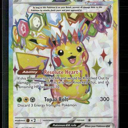 Pikachu ex #219/191 SV08: Surging Sparks