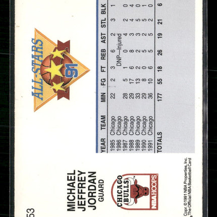 1991-92 Hoops Michael Jordan #253