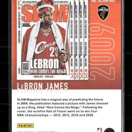 LeBron James  2021-22 Hoops Slam Holo #SLAM 93
