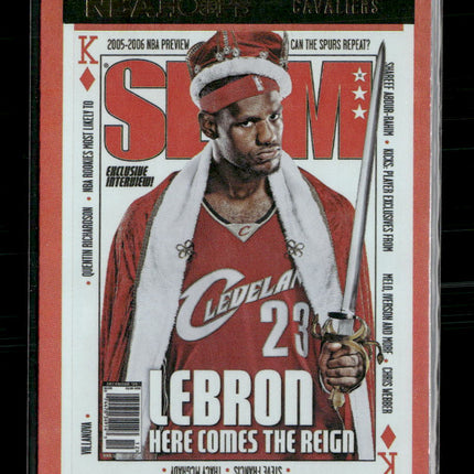 LeBron James  2021-22 Hoops Slam Holo #SLAM 93